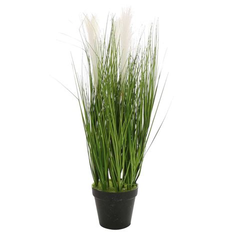 Pasto artificial con maceta 56 cm-0