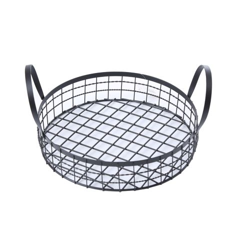 Bandeja Metal Diseño Country 28 cm-0