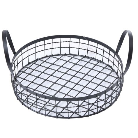 Bandeja Metal Diseño Country 28 cm-1