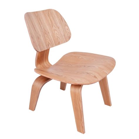Silla Estilo Eames Madera Natural-0