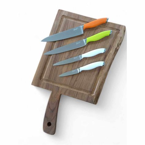 Set cuchillos mango silicona 5 piezas chef - Oster-2