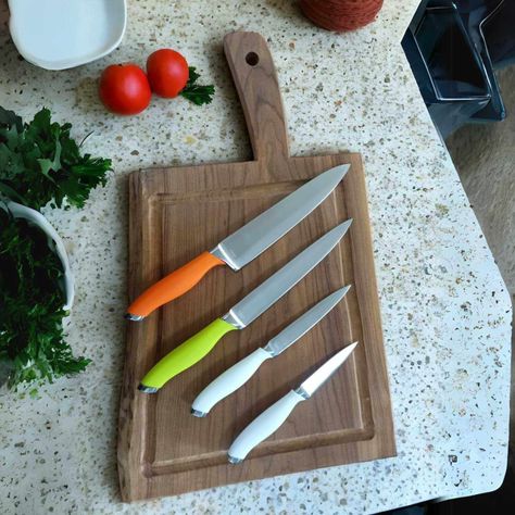 Set cuchillos mango silicona 5 piezas chef - Oster-4