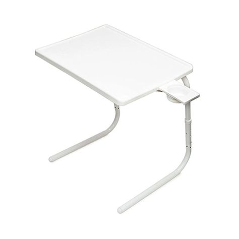 Mesa plegable y ajustable con posavasos-2