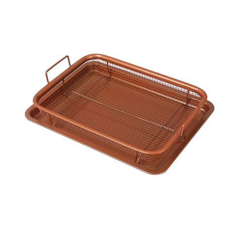 Bandeja para horno acero inoxidable color cobre-0