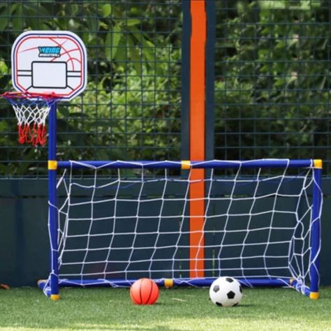 Mini arco de fútbol y basquetbol juego 2 en 1-4
