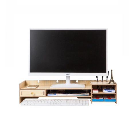 Base de monitor organizador para escritorio multiuso-0