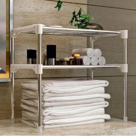 Estante organizador para microondas armable-3