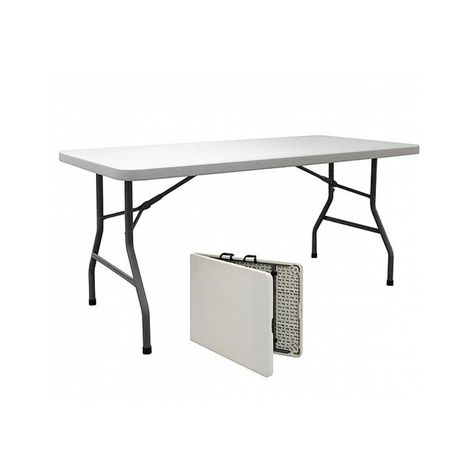 Mesa plegable portátil para interior y exterior 180x75x74-0