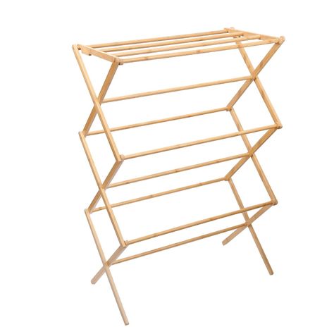 Tendedero Plegable Bambú 105 cm-0