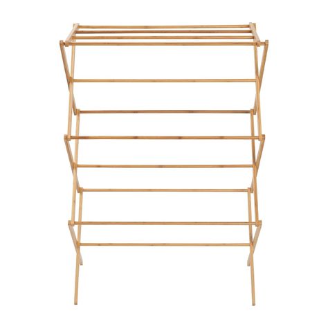 Tendedero Plegable Bambú 105 cm-1