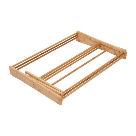 Tendedero Plegable Bambú 105 cm-2