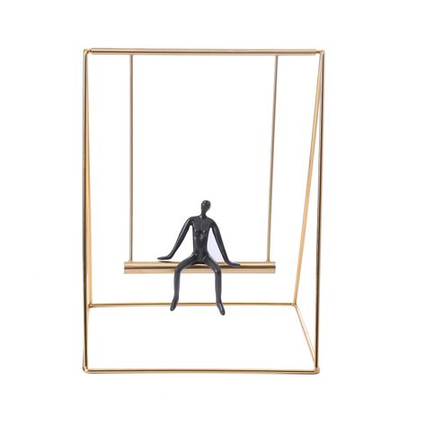 Escultura Metal  Figura 36 Cm-0