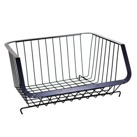 Organizador multiusos con ruedas de 4 canastos negro-2