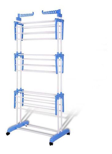 Tendedero plegable 3 niveles con ruedas-2