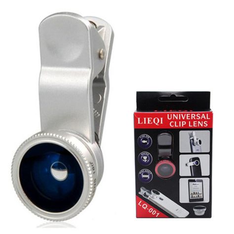 Lente clip para celular 3 en 1 ojo de pez universal-3