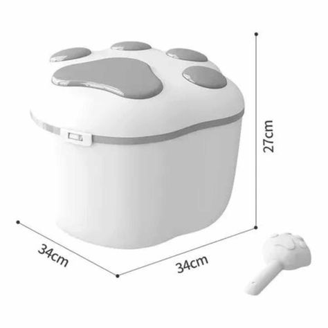 Contenedor de alimento para gatos 34 x 27 cm-2