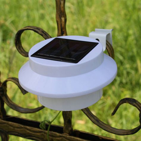 Foco led redondo con panel solar 3.7v blanco-1