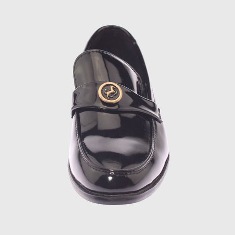 Zapato formal Negro Vía Franca Niño-2