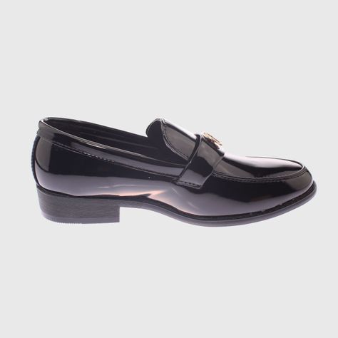 Zapato formal Negro Vía Franca Niño-3