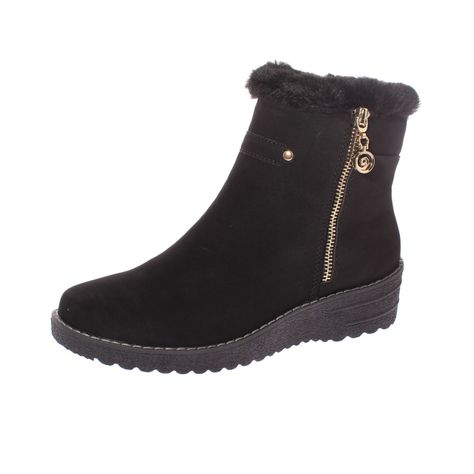 Botin Negro Vía Franca Mujer-0