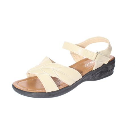 Sandalia Beige Vía Franca Mujer-0