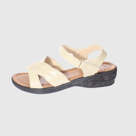 Sandalia Beige Vía Franca Mujer-1