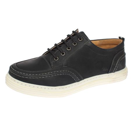Zapato Negro Vía Franca Hombre-0