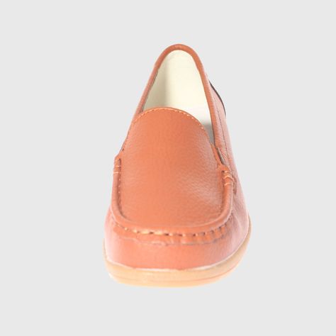 Mocasín Cuero Camel Vía Franca Mujer-2