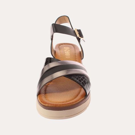 Sandalia Negro Vía Franca Mujer Art: 51309B3226BLACK-2