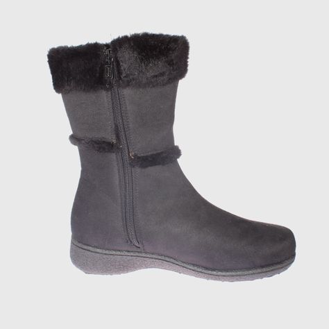 Bota piel Negro Vía Franca Mujer-3
