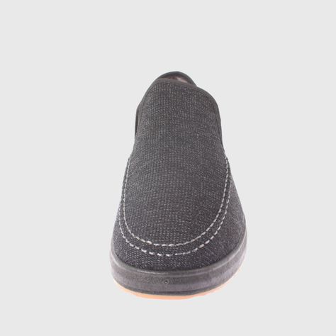 Zapato confort Negro Vía Franca Hombre-2