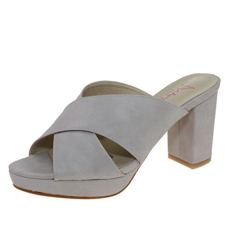 Sandalia Beige Vía Franca Mujer-0