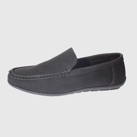 Mocasín Negro Vía Franca Hombre-1
