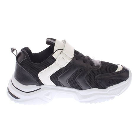 Zapatilla Negro Vía Franca Niño-2