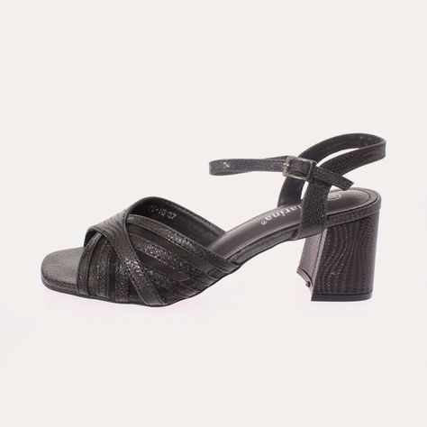Sandalia Negro Vía Franca Mujer Art: 5YY16PNEGRO-1
