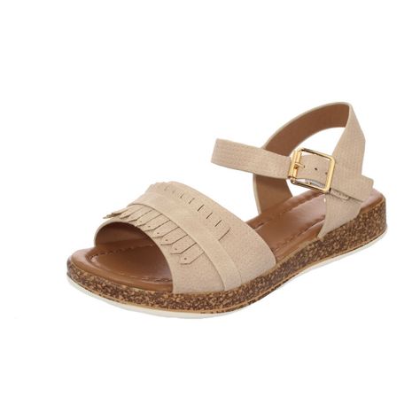 Sandalia Beige Vía franca Niña-0
