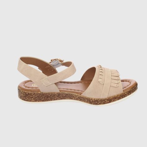 Sandalia Beige Vía franca Niña-3