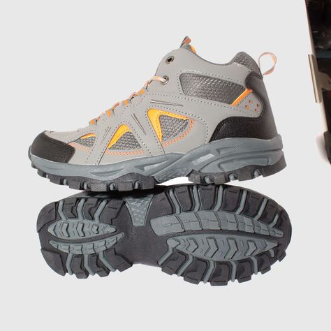 Zapatilla Outdoor Gris/Naranjo Vía Franca Mujer-1