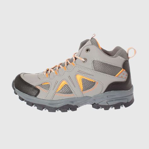 Zapatilla Outdoor Gris/Naranjo Vía Franca Mujer-4