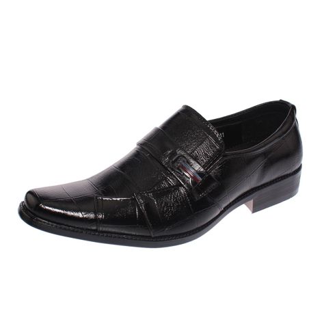 Mocasín Negro Vía Franca Hombre-0