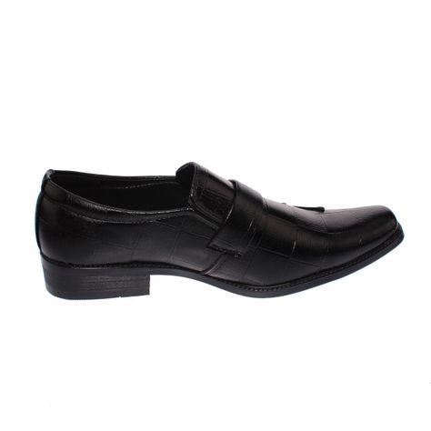 Mocasín Negro Vía Franca Hombre-1