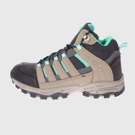 Zapatilla Outdoor Gris / verde Agua Vía Franca Mujer-1
