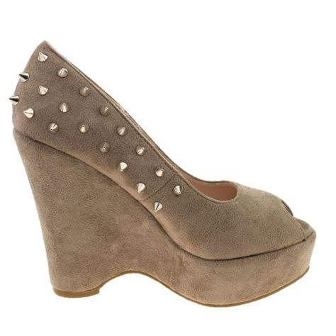 Zapato Casual Para Mujer Color Caqui-2