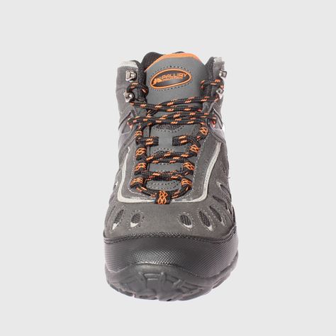 Zapatilla Outdoor Negro/Gris/Amarillo Vía Franca Niño-2