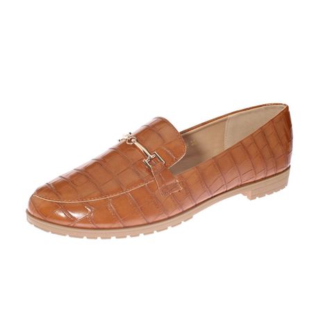 Mocasín Marrón Vía Franca Mujer-0