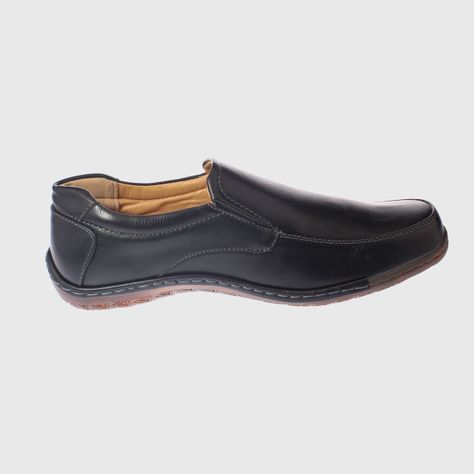 Mocasín Negro Vía Franca Hombre-3