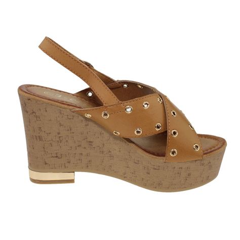 Sandalia Beige Vía Franca Mujer-1