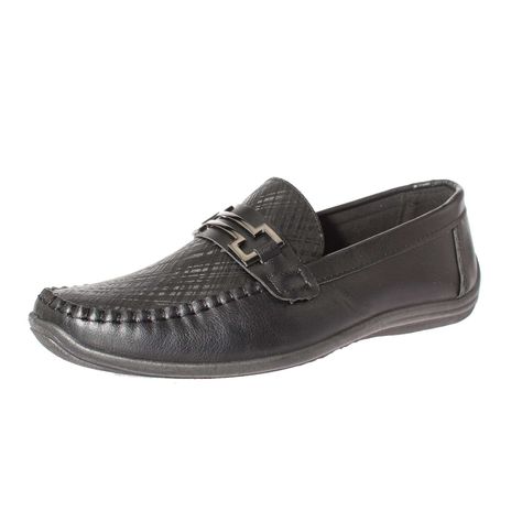 Mocasín Negro Vía Franca Hombre-0