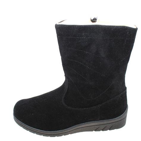 Bota Invernal Negro Vía Franca Mujer-1