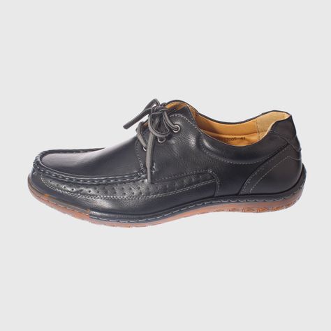 Zapato Negro Vía Franca Hombre-1
